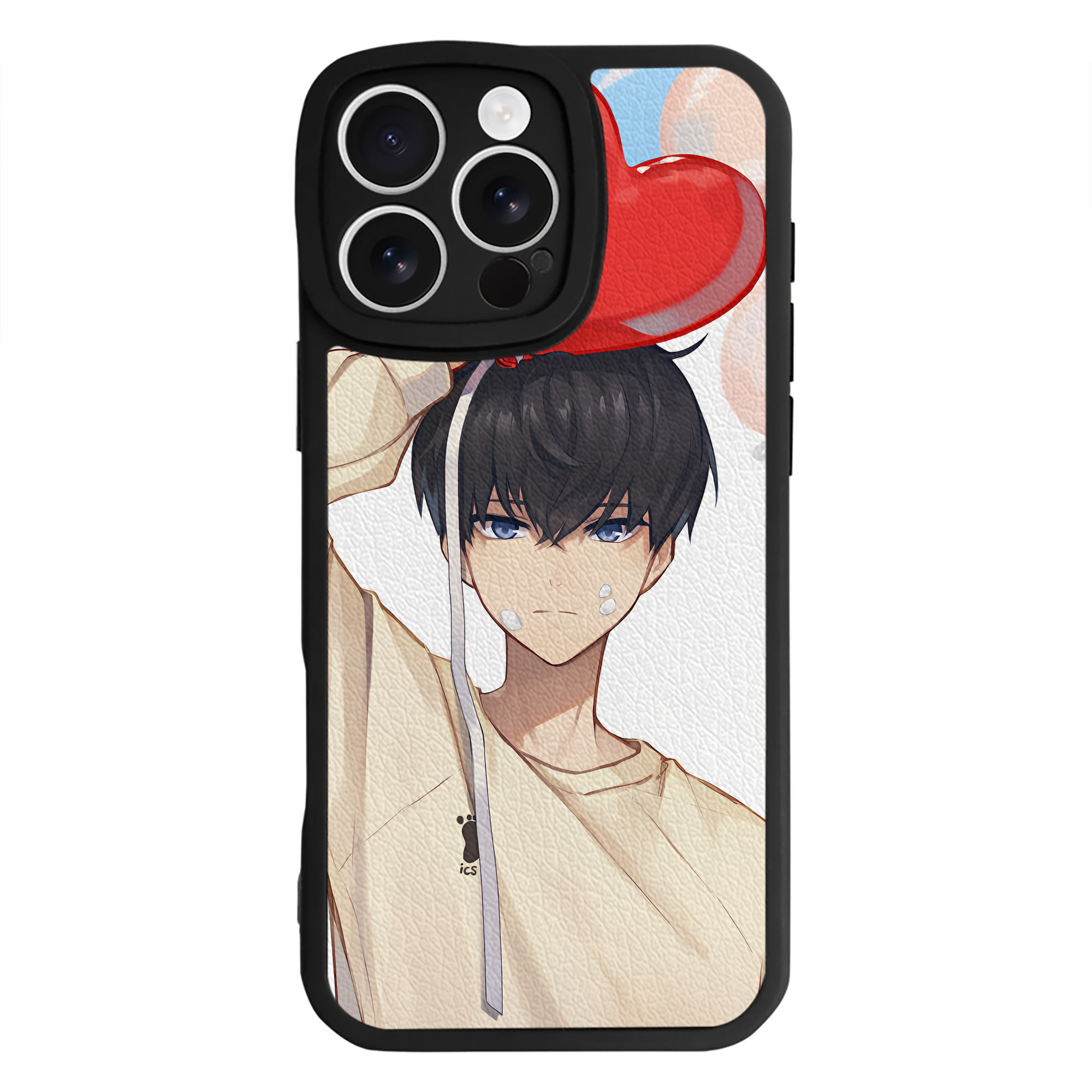 （画像用） ハイキュー!! Haikyu!! 【iPhone 16シリーズ対応】シリコンスマホケース（レザー調） 材質：シリコン